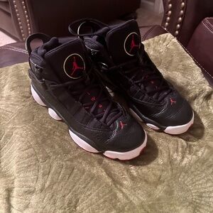 Jordan Sneakers Black and Red